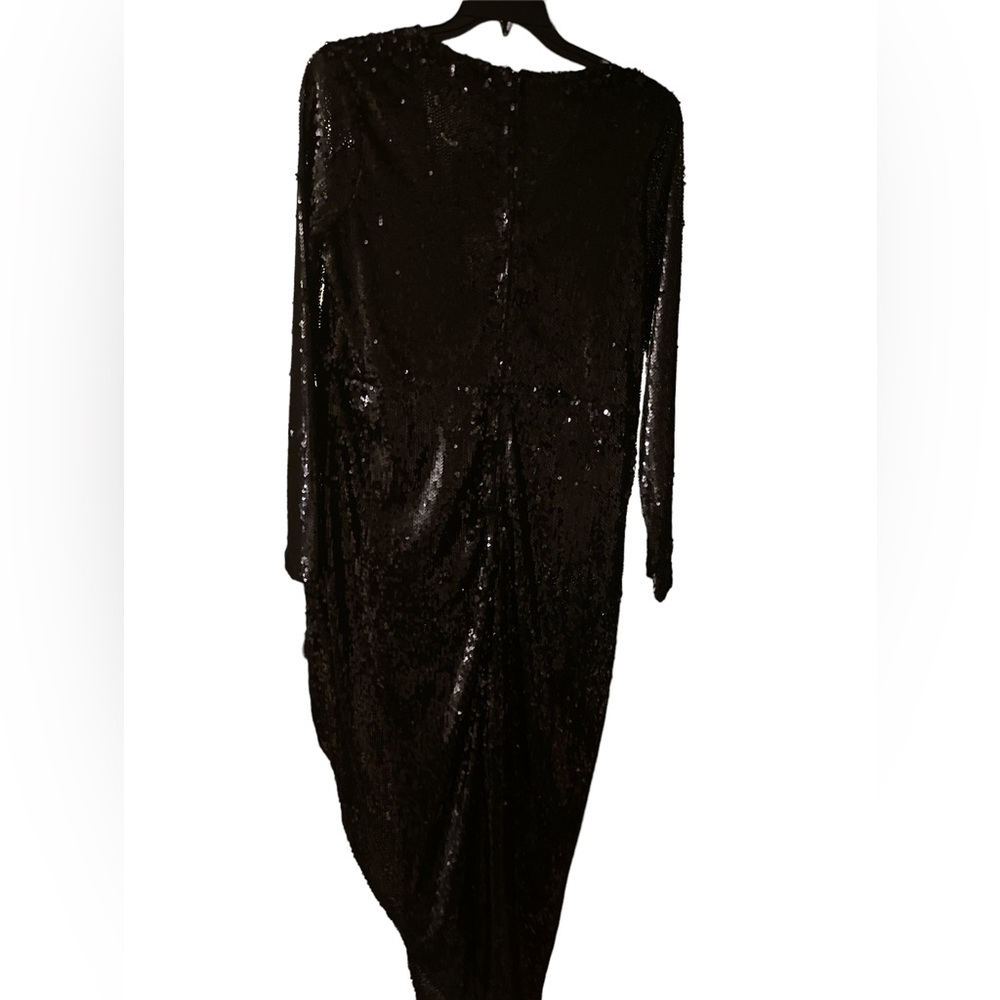 Fashion Nova-NWT Sequin Dress with high slit over right knee